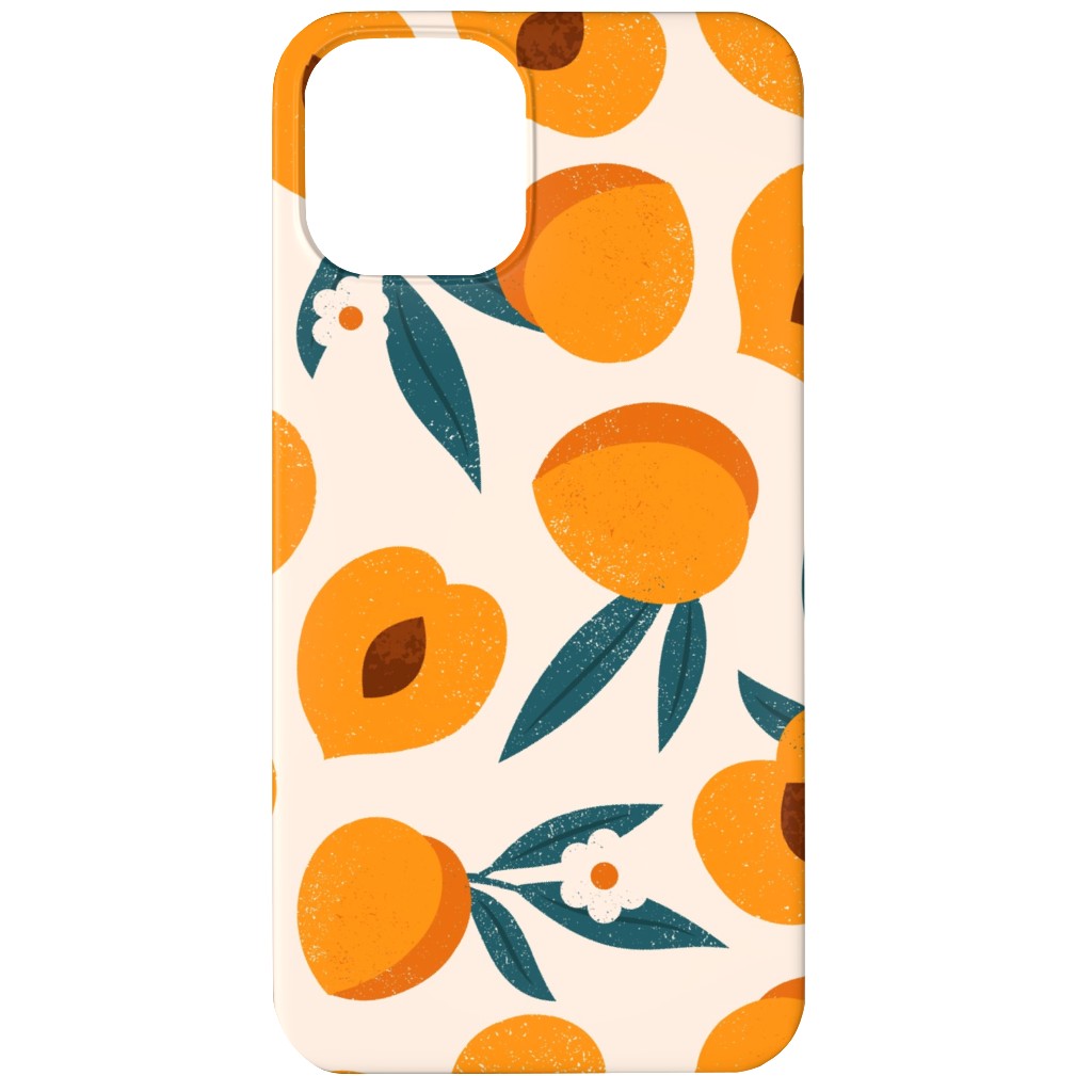Summer Peches - Orange Phone Case, Slim Case, Matte, iPhone 11, Orange