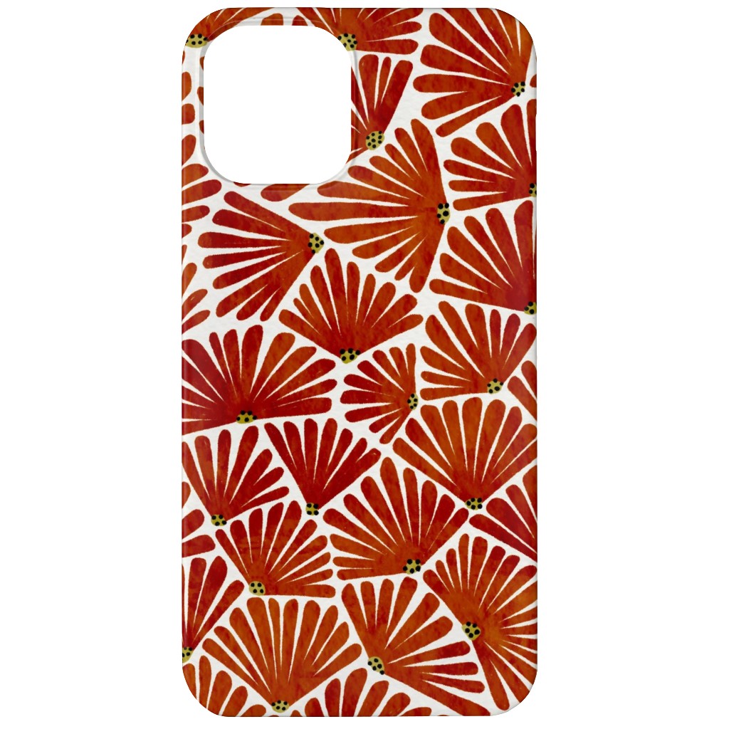 Solie - Red & White Phone Case, Slim Case, Matte, iPhone 11, Red