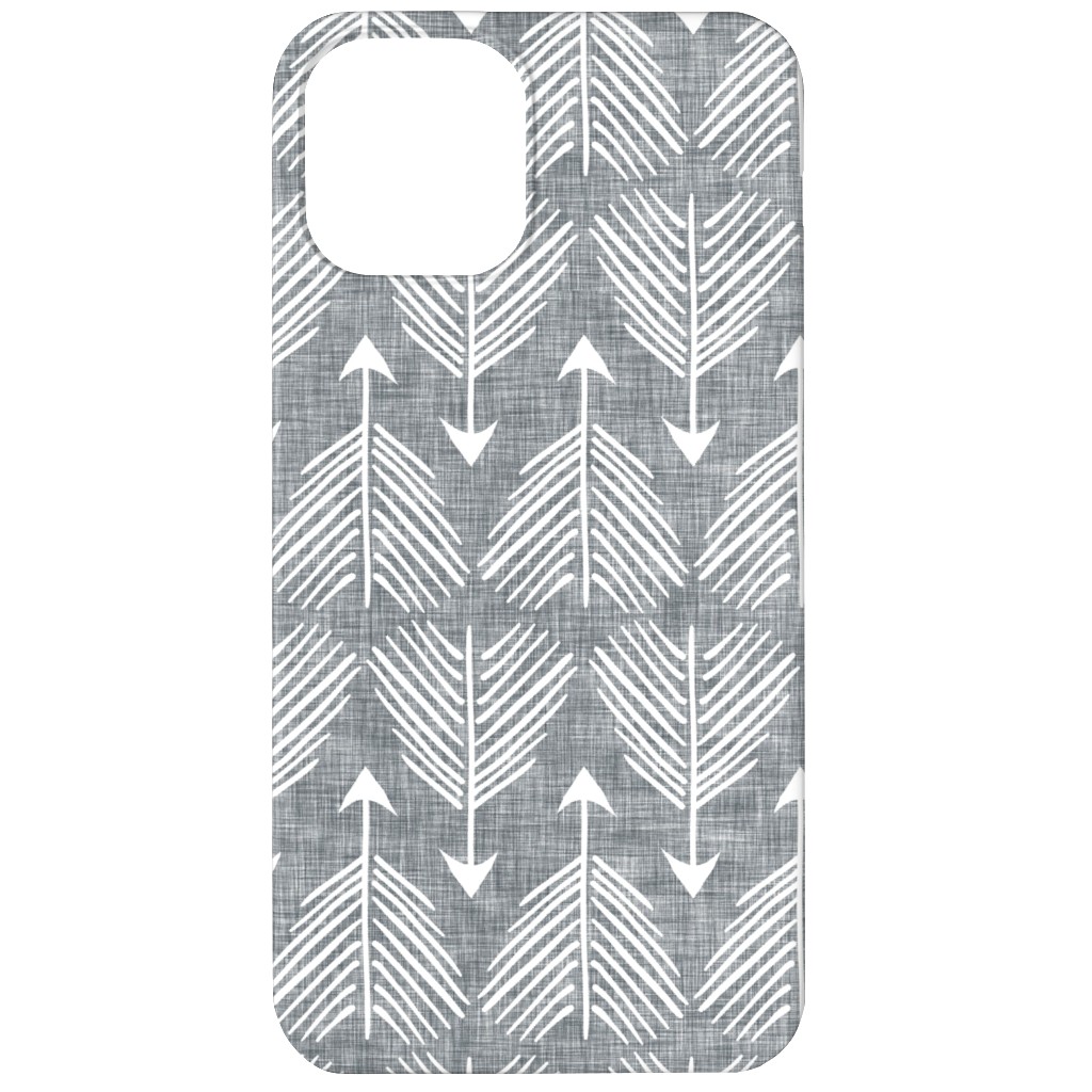Django Arrows Phone Case, Slim Case, Matte, iPhone 11, Gray, Silver