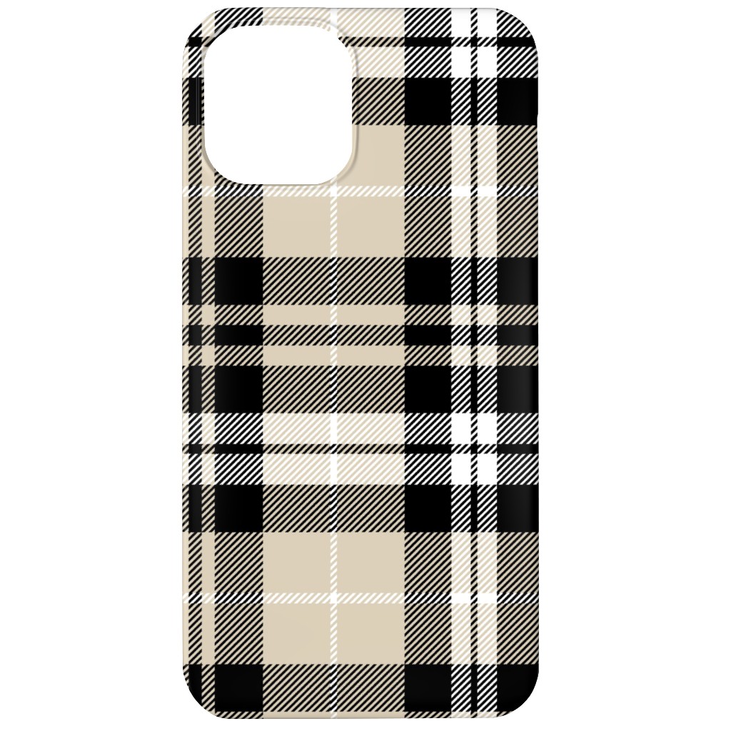 Fall Plaid Phone Case, Slim Case, Matte, iPhone 11, Beige