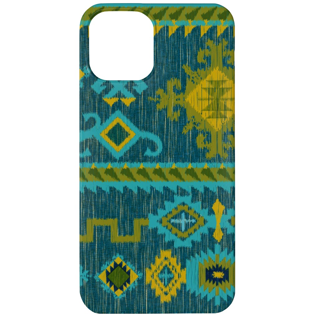 Kilim - Ocean Tones Phone Case, Slim Case, Matte, iPhone 11, Green