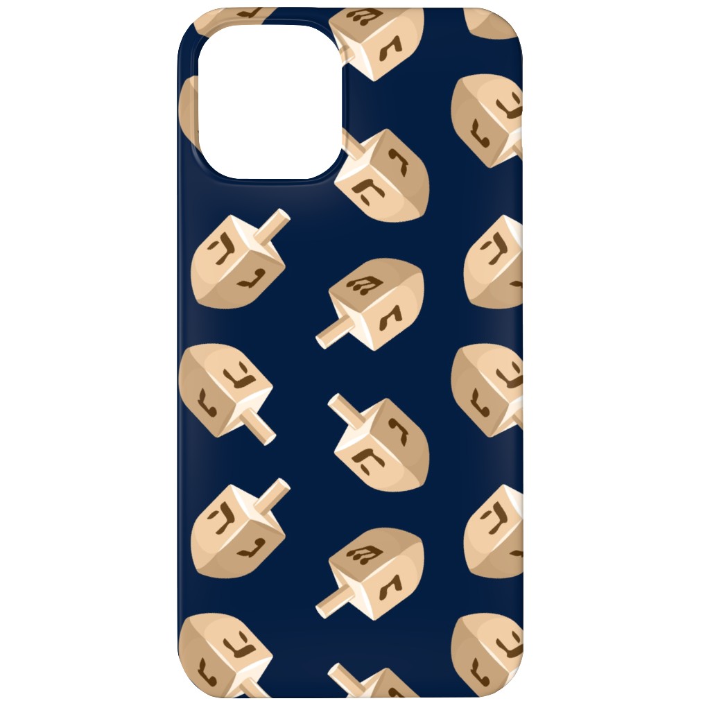 Dreidels Phone Case, Slim Case, Matte, iPhone 11, Blue, Park Night