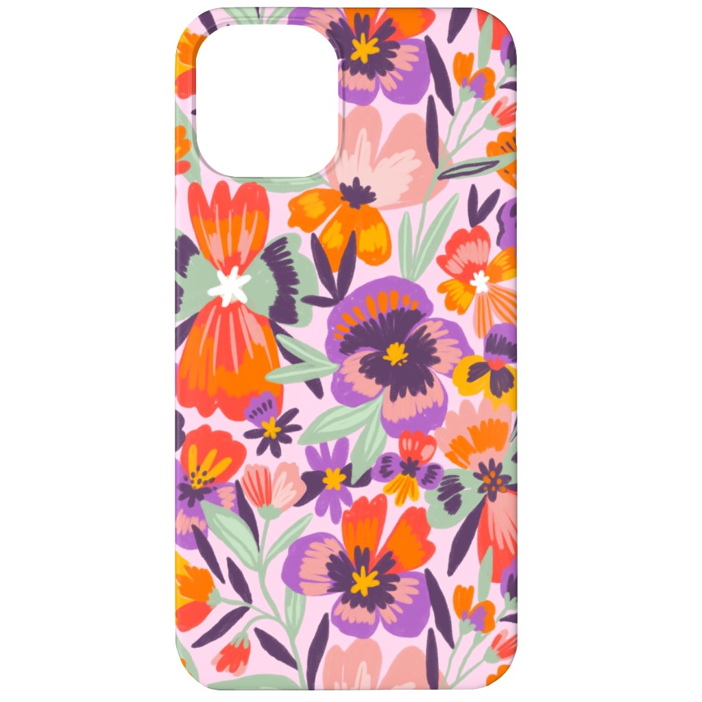 Pansies Phone Case, Slim Case, Matte, iPhone 11, Multicolor