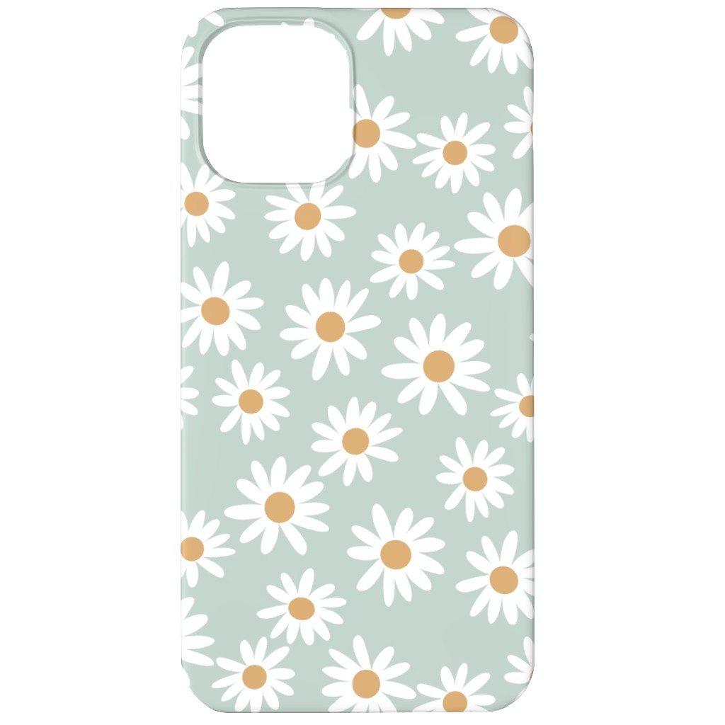 Daisies Phone Case, Slim Case, Matte, iPhone 11, Blue