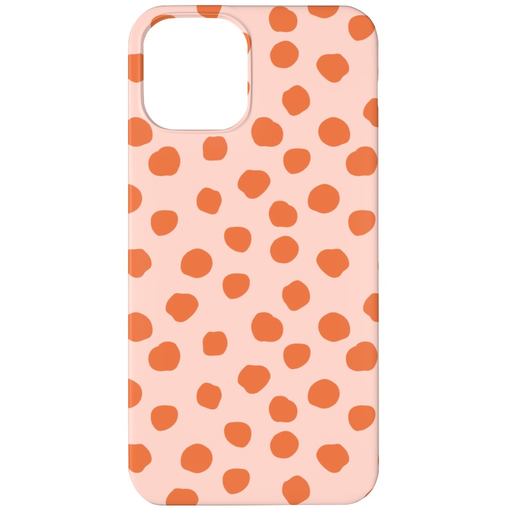 Dotty - Pink and Orange Phone Case, Slim Case, Matte, iPhone 11, Pink