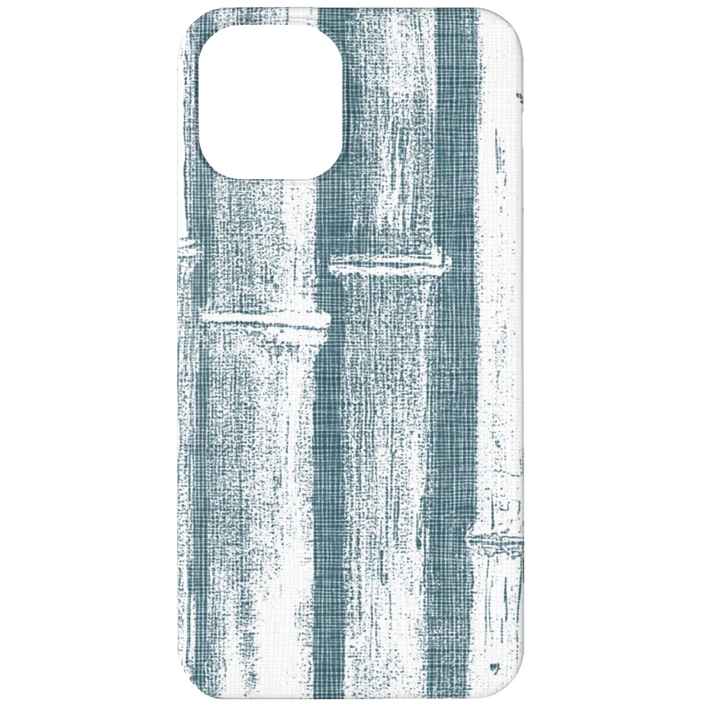 Bamboo - Grey Phone Case, Slim Case, Matte, iPhone 11, Blue