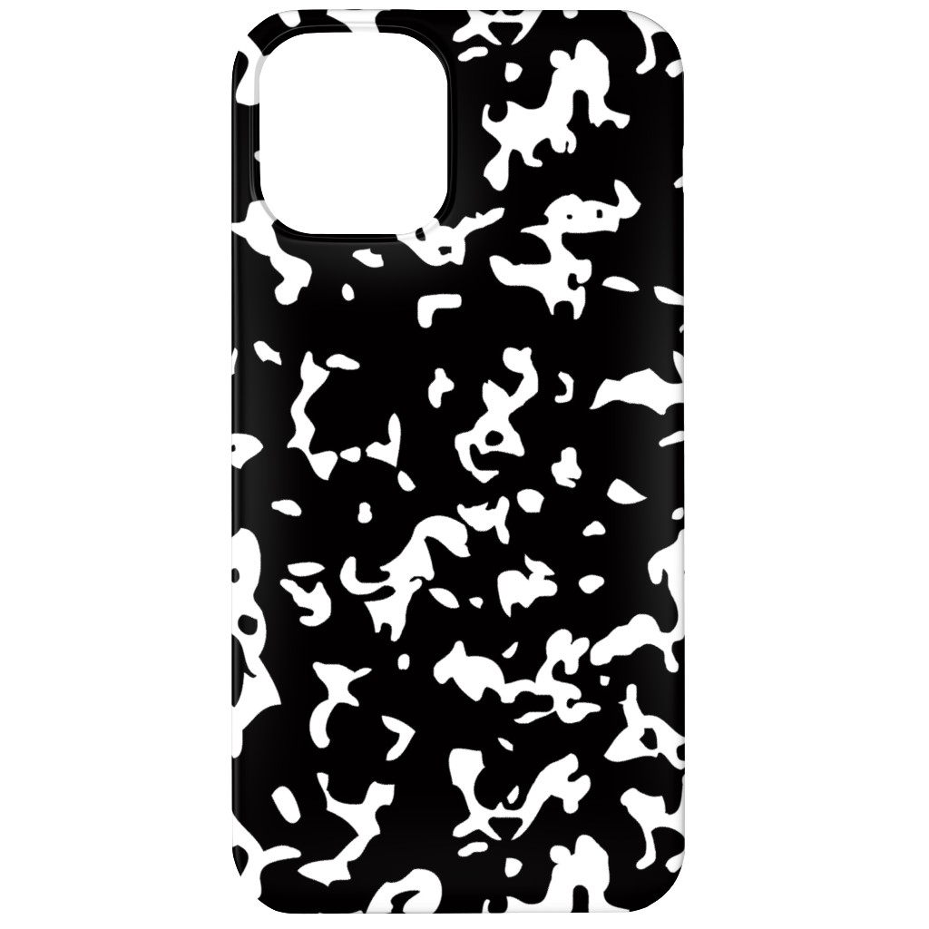 Composition Notebook - Black & White Phone Case, Silicone Liner Case, Matte, iPhone 12 Mini, Black, Black