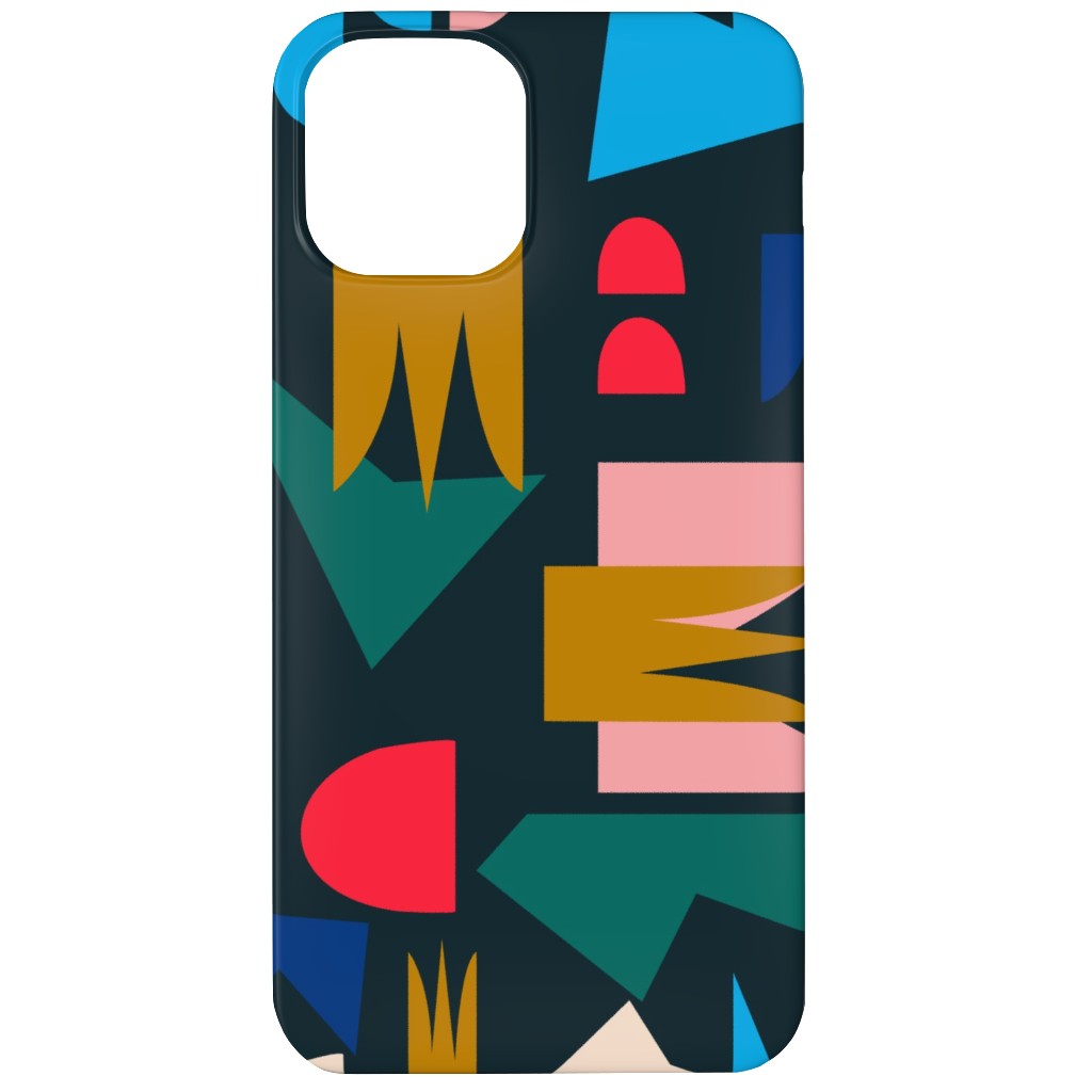 Shape of Things - Multi Phone Case, Silicone Liner Case, Matte, iPhone 12 Mini, Multicolor