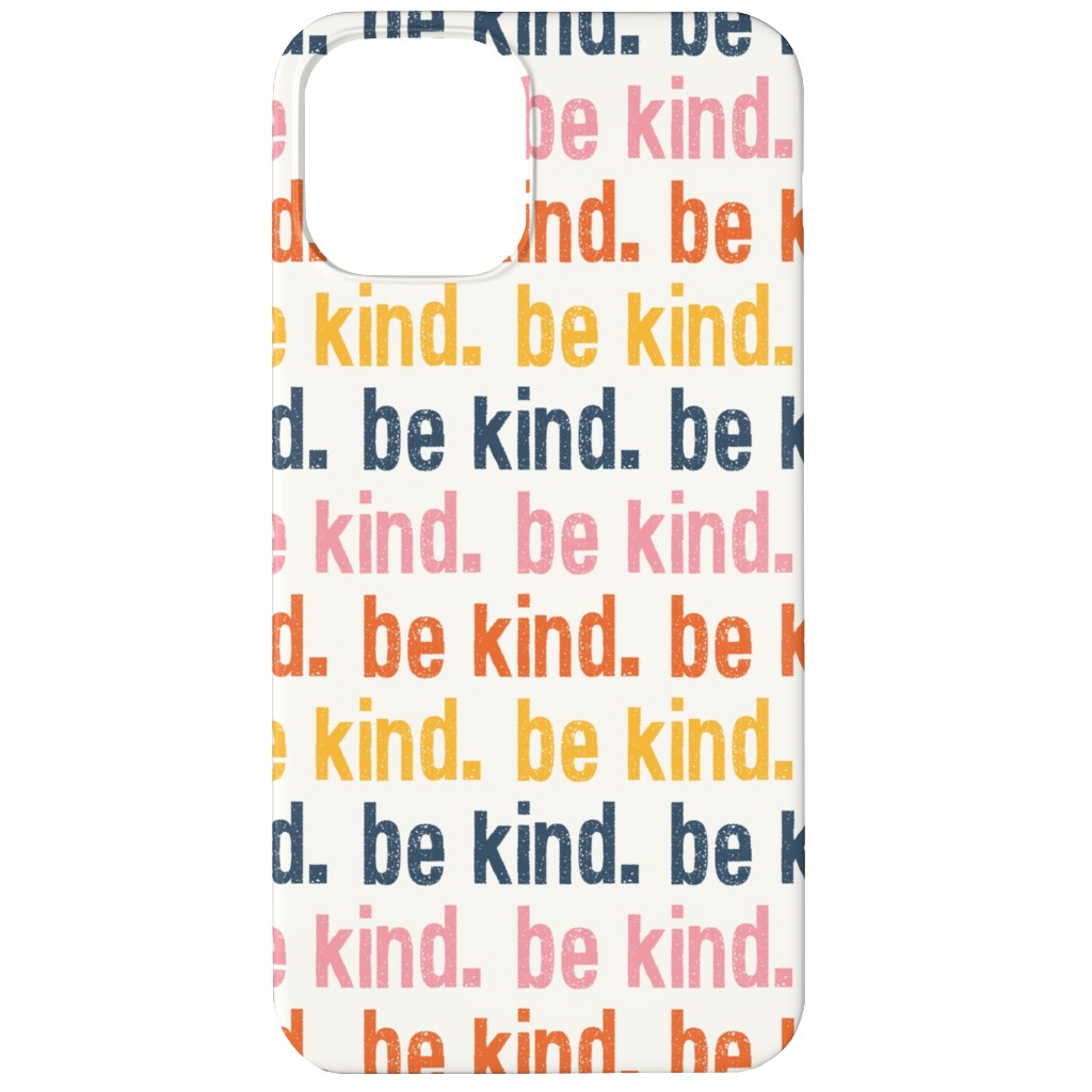 Be Kind - Multi Phone Case, Slim Case, Matte, iPhone 12 Mini, Multicolor