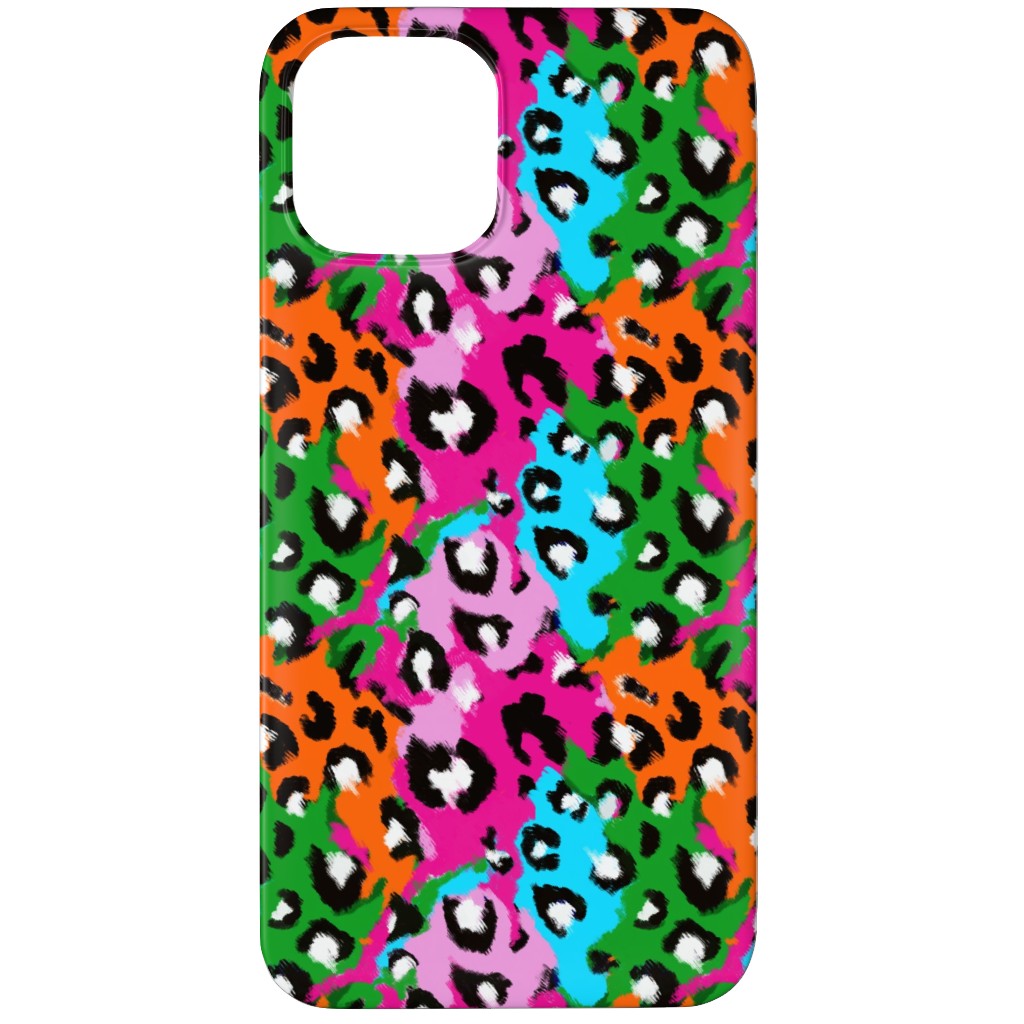 Leopard Print - Multi Phone Case, Silicone Liner Case, Matte, iPhone 12 Pro Max, Multicolor