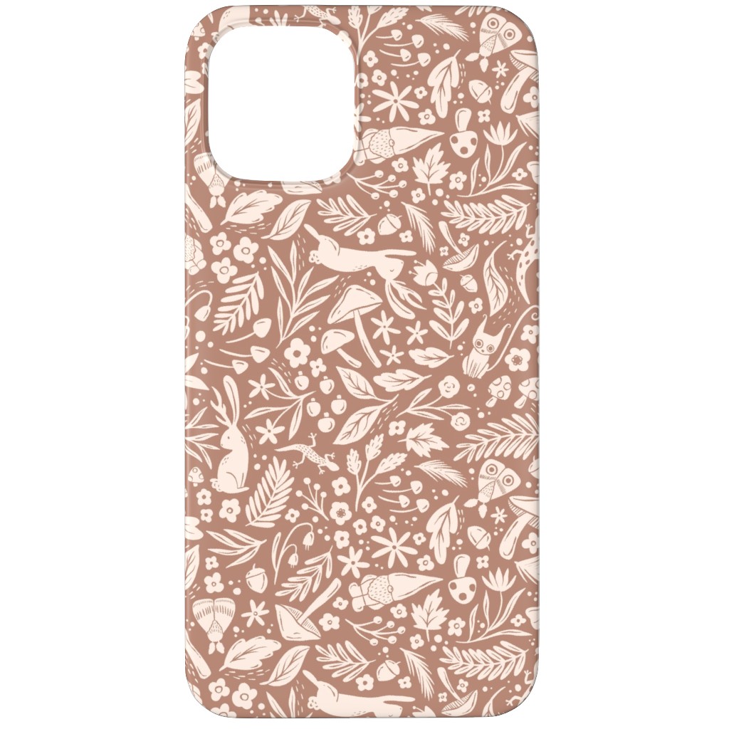 Enchanted Forest - Sienna Phone Case, Silicone Liner Case, Matte, iPhone 12 Pro Max, Brown