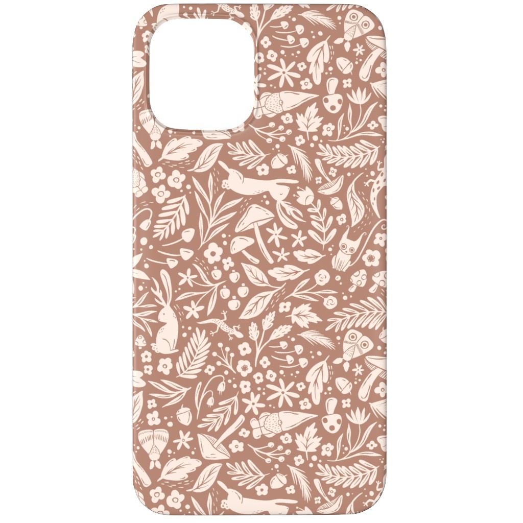 Enchanted Forest - Sienna Phone Case, Silicone Liner Case, Matte, iPhone 12 Pro Max, Brown, Brown