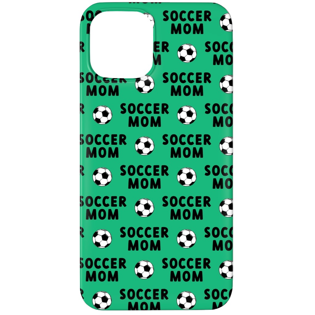 Soccer Mom - Green Phone Case, Silicone Liner Case, Matte, iPhone 12 Pro Max, Green, Classic Green