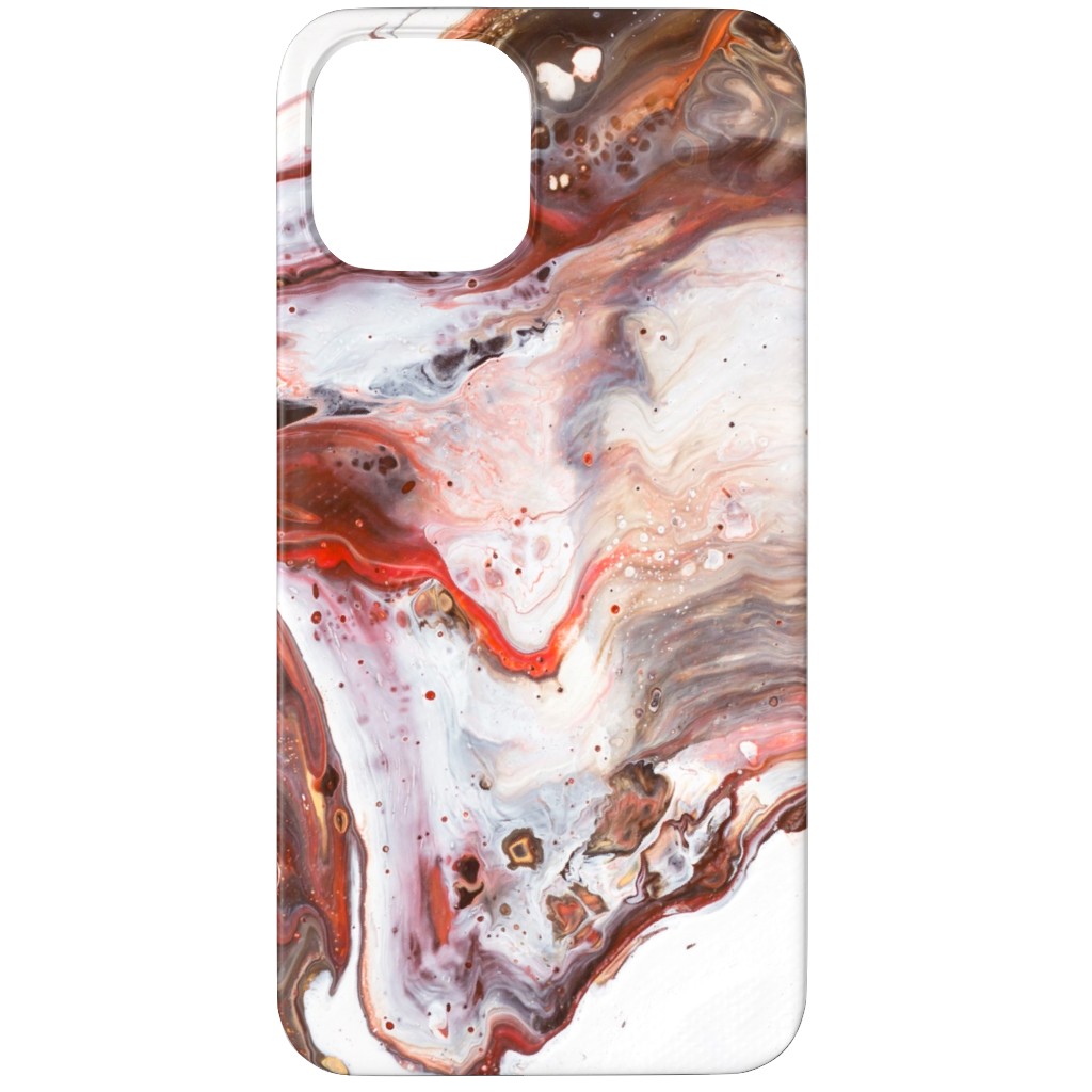 Acrylic Flow Phone Case, Slim Case, Matte, iPhone 12 Pro Max, Brown, Pebble