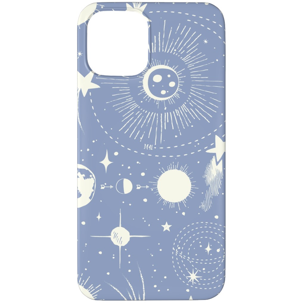 Solar System Phone Case, Slim Case, Matte, iPhone 12 Pro Max, Blue, Ocean Mist