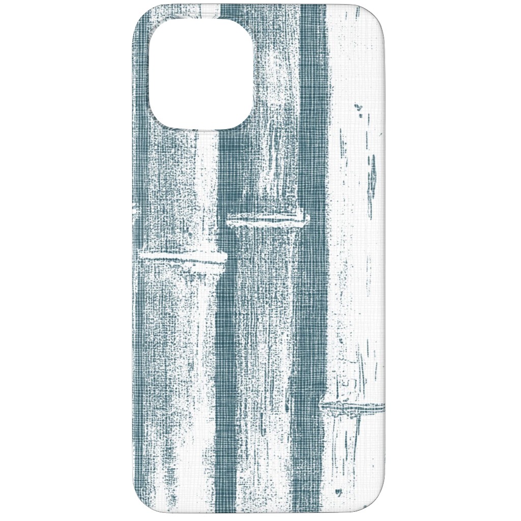 Bamboo - Grey Phone Case, Slim Case, Matte, iPhone 12 Pro Max, Blue