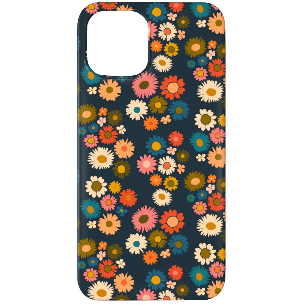 Painted Daisies - Multi Phone Case, Silicone Liner Case, Matte, iPhone 12 Pro, Multicolor