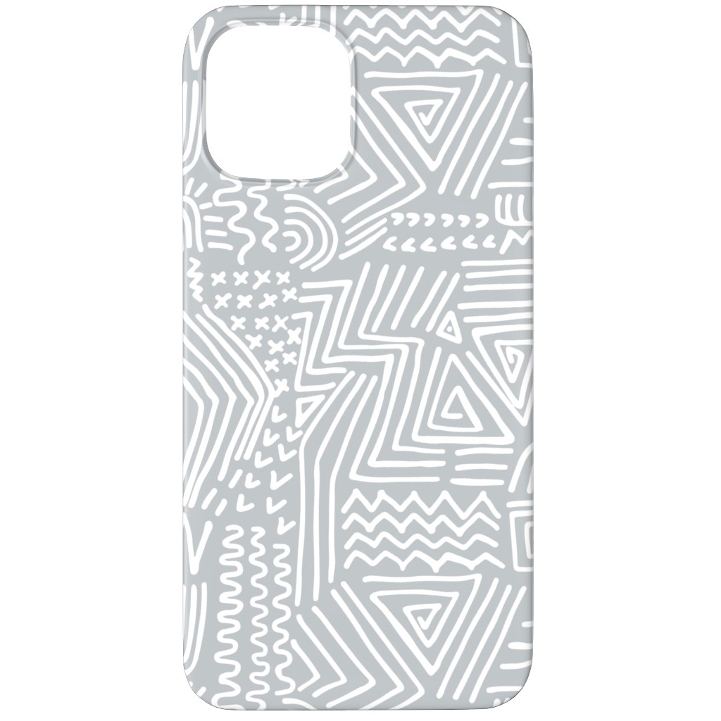 Spirited - Gray Phone Case, Silicone Liner Case, Matte, iPhone 12 Pro, Gray