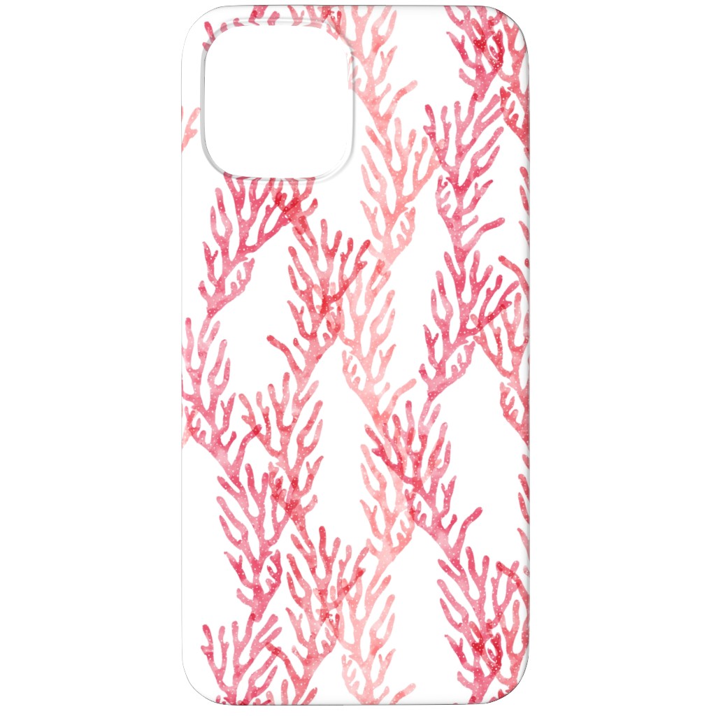Coral - Pink Phone Case, Silicone Liner Case, Matte, iPhone 12 Pro, Pink