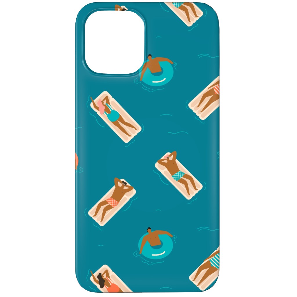 Summertime Phone Case, Silicone Liner Case, Matte, iPhone 12 Pro, Blue