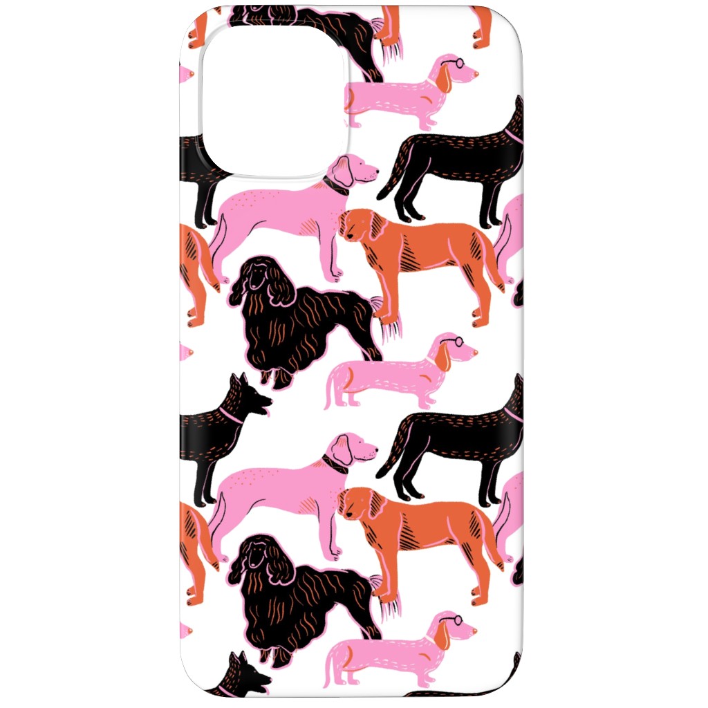 Goofy Dog Friends Phone Case, Slim Case, Matte, iPhone 12 Pro, White