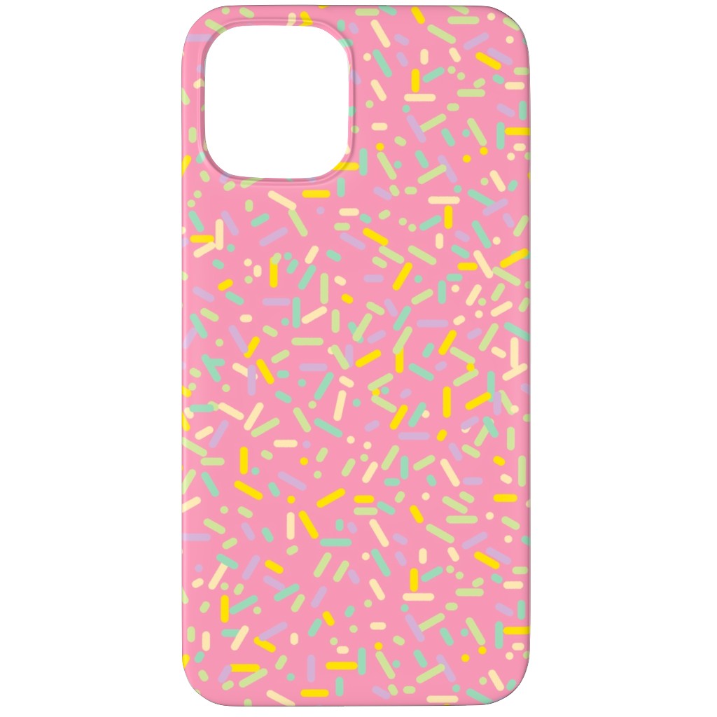 Sprinkles - Pink Phone Case, Slim Case, Matte, iPhone 12 Pro, Pink, Bright Pink