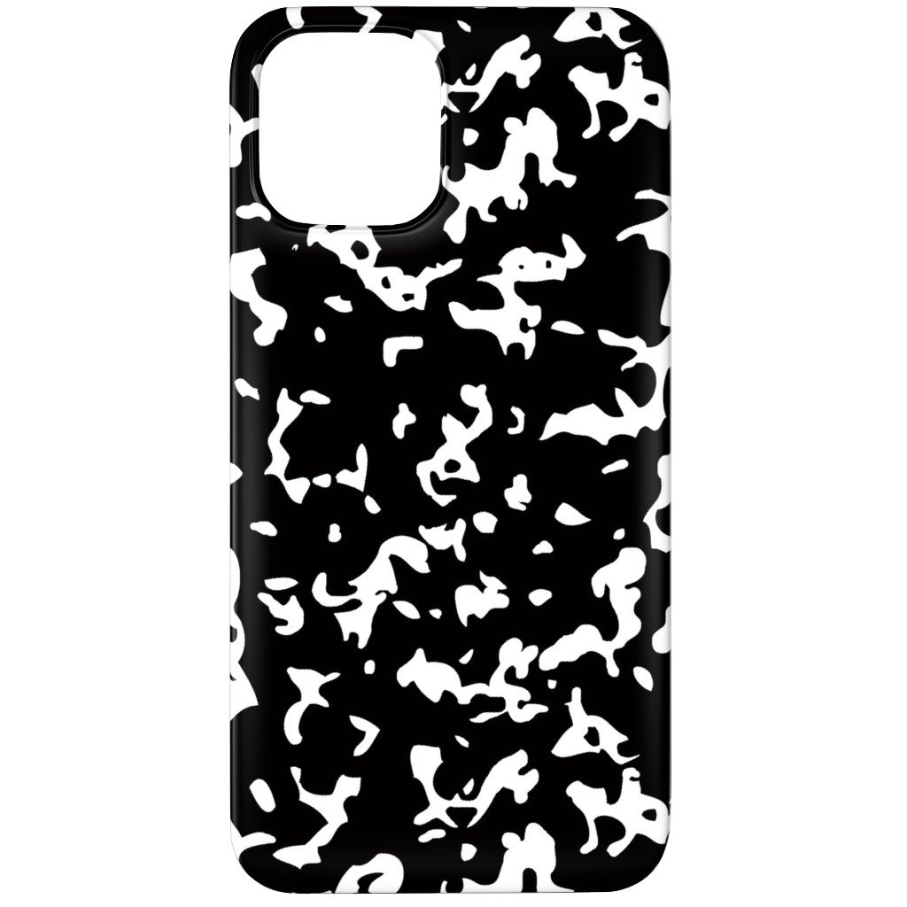 Composition Notebook - Black & White Phone Case, Slim Case, Matte, iPhone 12 Pro, Black, Black