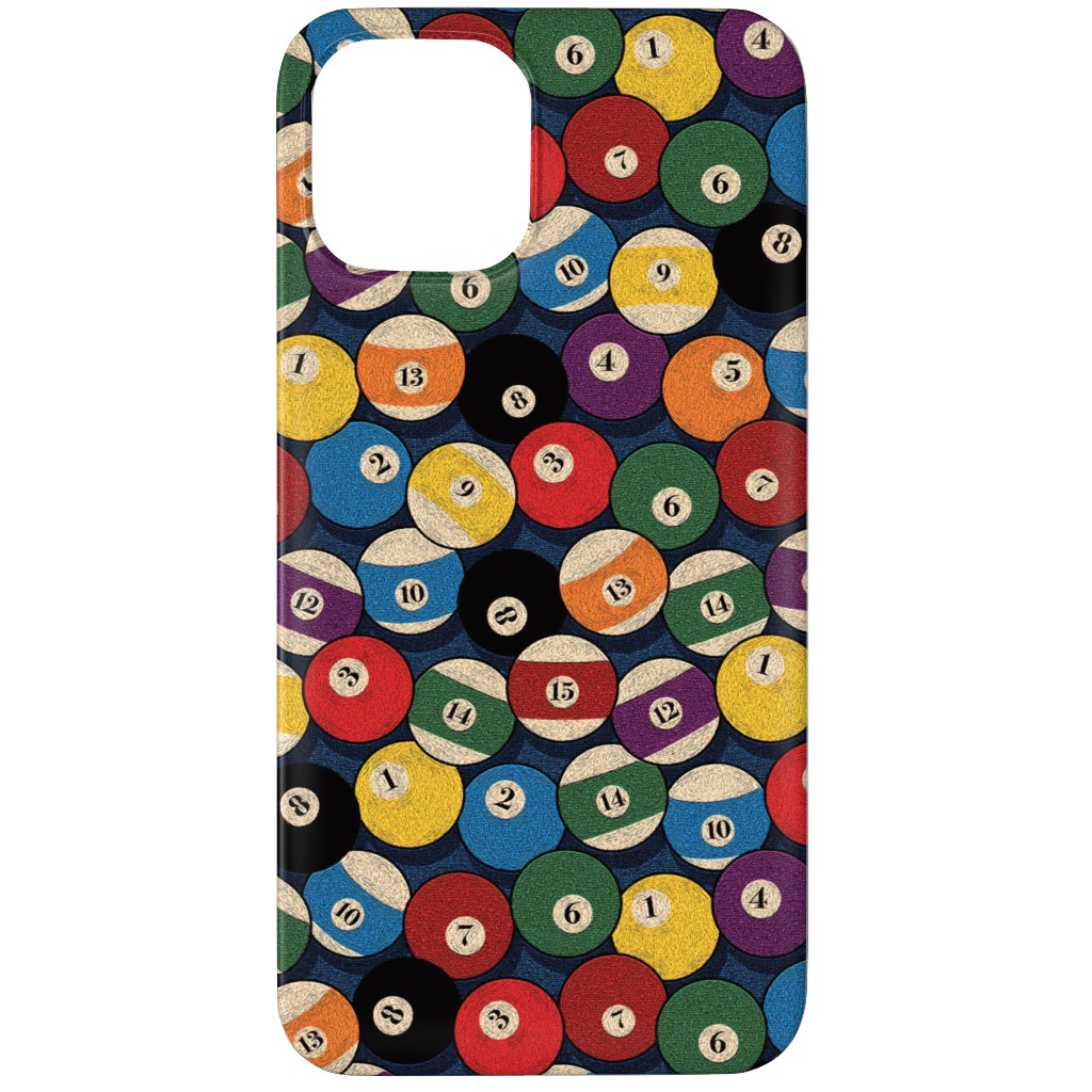 Billiard Bowls - Multi Phone Case, Slim Case, Matte, iPhone 12 Pro, Multicolor