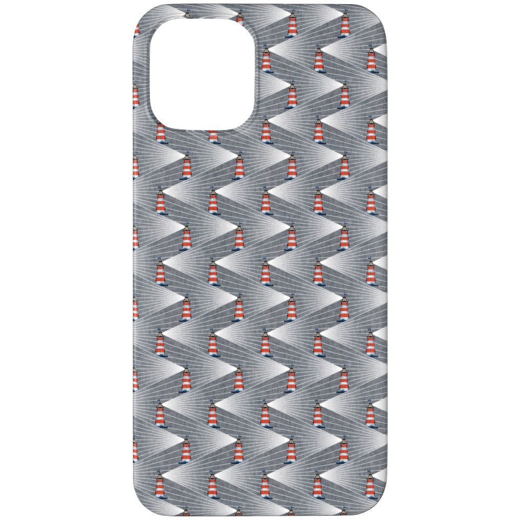 Land Ahoy Phone Case, Slim Case, Matte, iPhone 12 Pro, Gray, Gray