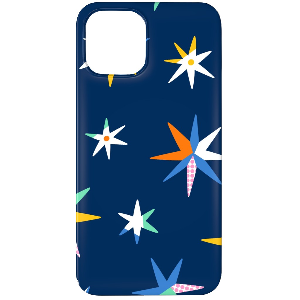 Modern Starry Sky - Blue Phone Case, Slim Case, Matte, iPhone 12 Pro, Blue