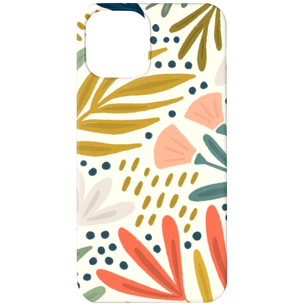Henrietta Floral - Light Phone Case, Silicone Liner Case, Matte, iPhone 12, Multicolor