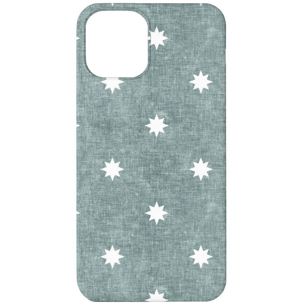 Vintage Stars Phone Case, Slim Case, Matte, iPhone 12, Blue, Mantis