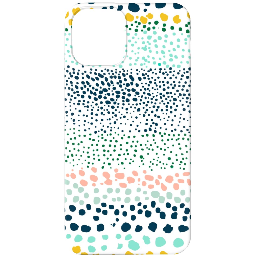 Little Textured Dots - Multi Phone Case, Slim Case, Matte, iPhone 12, Multicolor