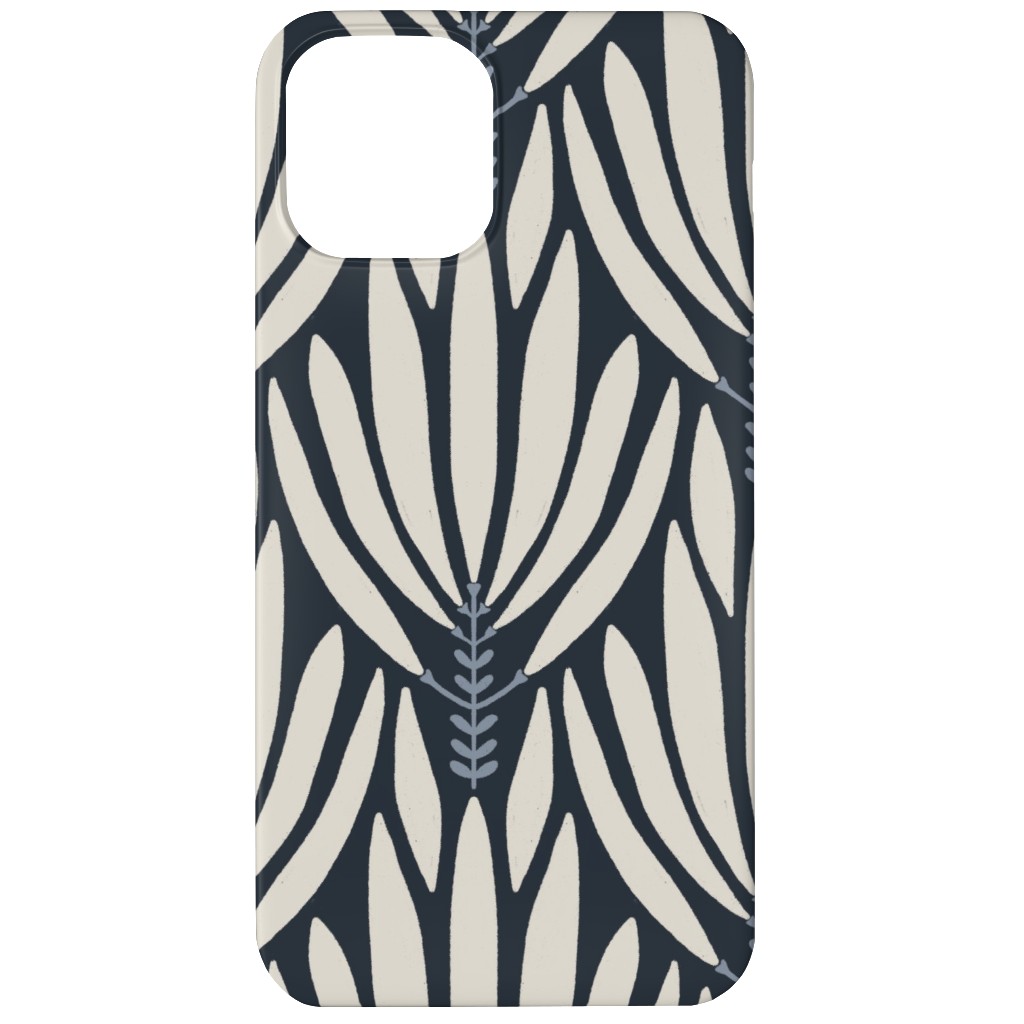Cleopatra - Beige Phone Case, Slim Case, Matte, iPhone 12, Blue