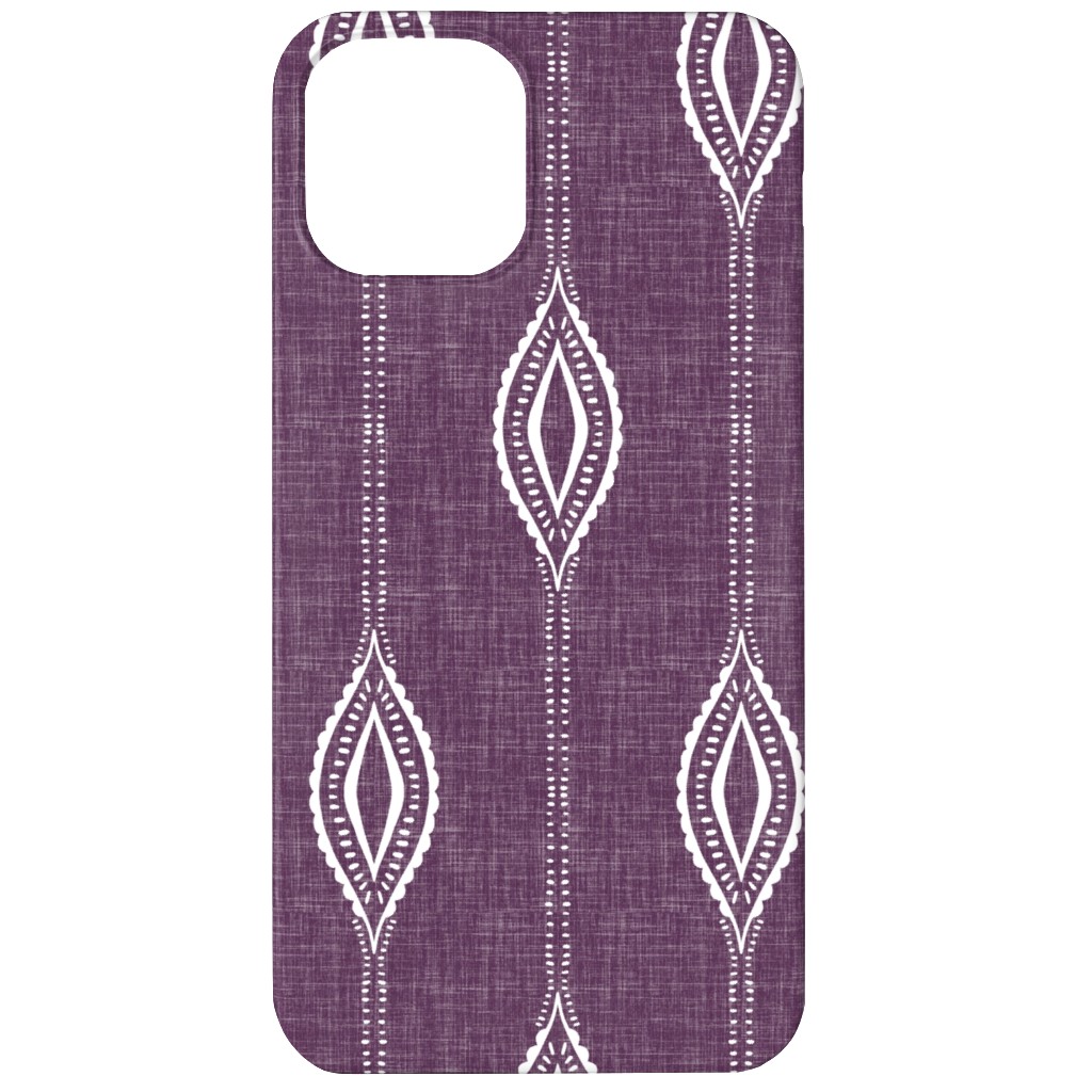 Diamant - Eggplant Phone Case, Slim Case, Matte, iPhone 12, Purple