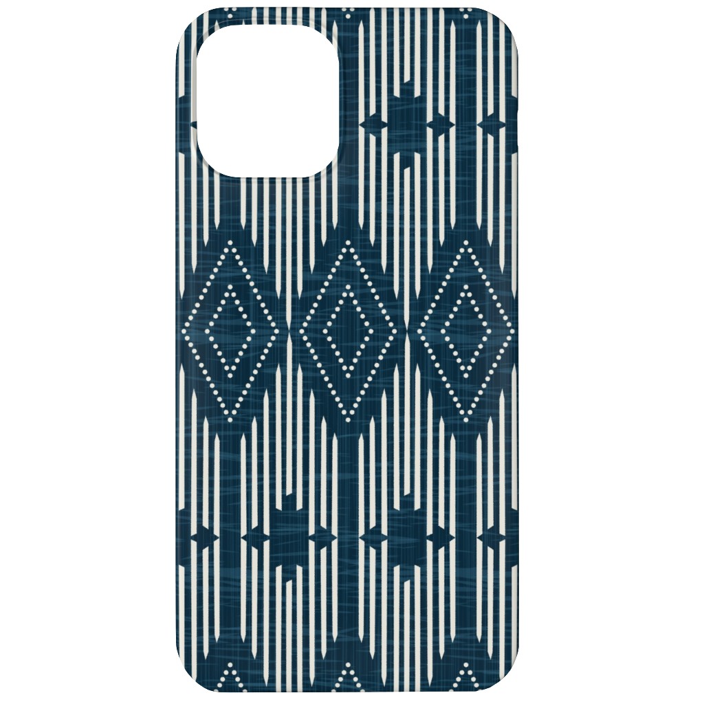 West End Phone Case, Slim Case, Matte, iPhone 12, Blue, Silhouette