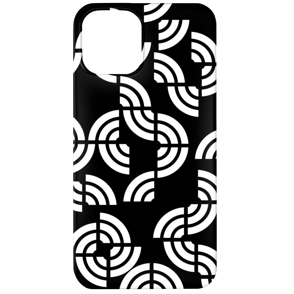 Beethoven - Black and White Phone Case, Slim Case, Matte, iPhone 12, Black, Black