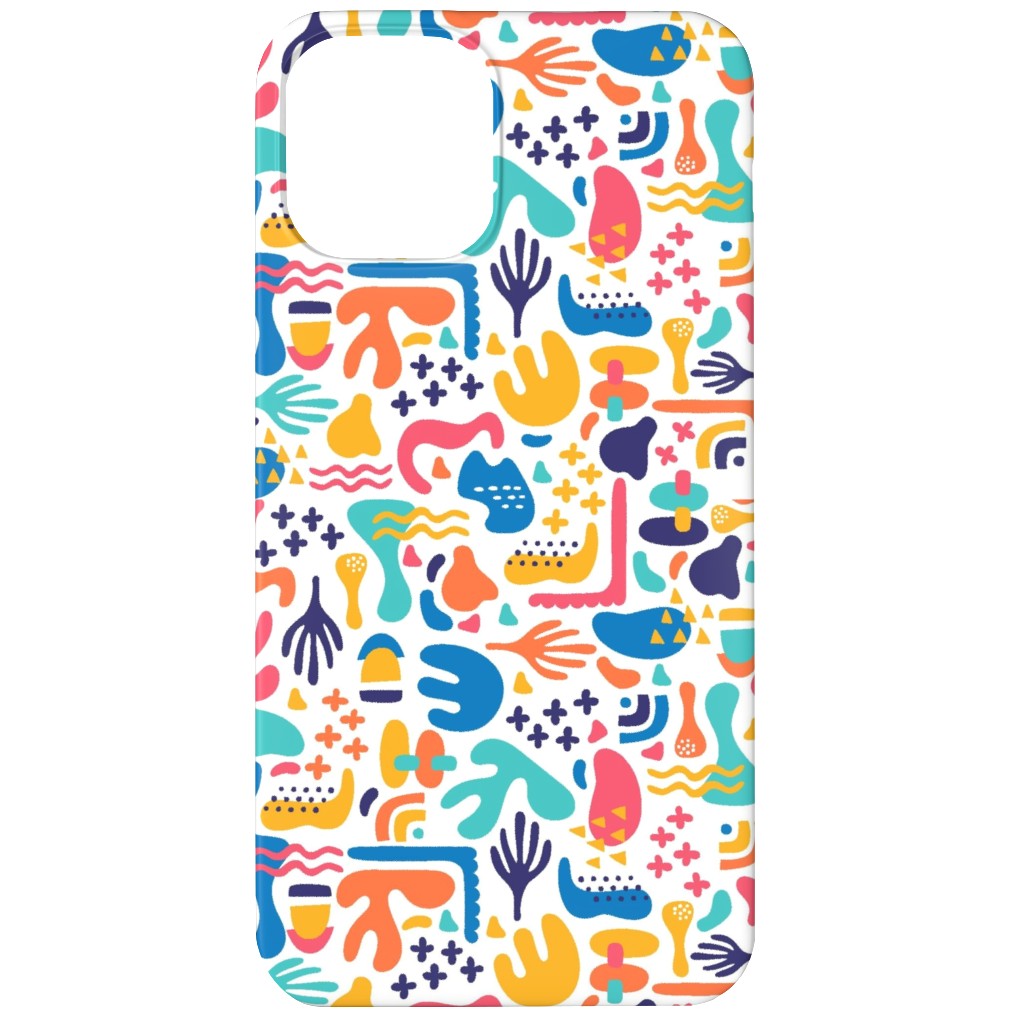 Organic Abstract Design - Multi Phone Case, Slim Case, Matte, iPhone 12, Multicolor