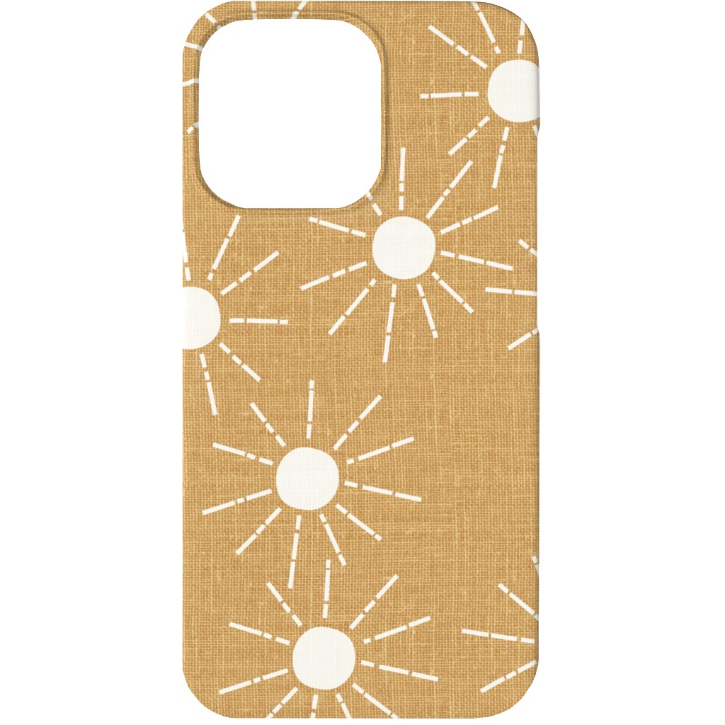 Summer Sunshine - Mustard Yellow Phone Case, Silicone Liner Case, Matte, iPhone 13 Mini, Yellow