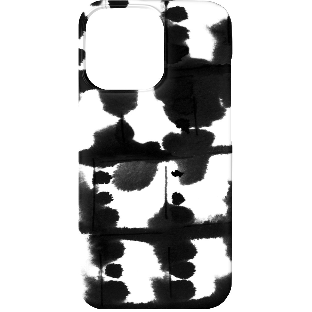 Parallel - Black Phone Case, Slim Case, Matte, iPhone 13 Mini, Black
