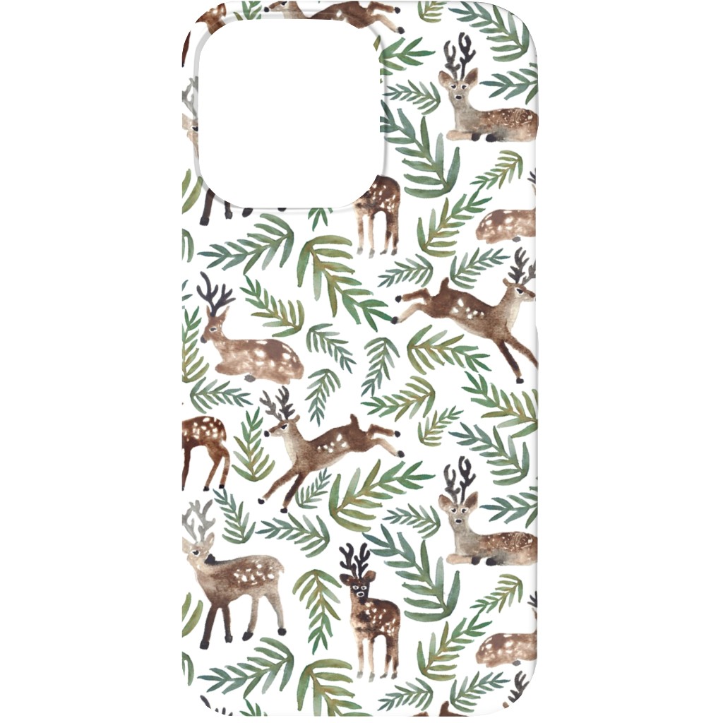 Loved Dearly - Green and Brown Phone Case, Slim Case, Matte, iPhone 13 Mini, Green