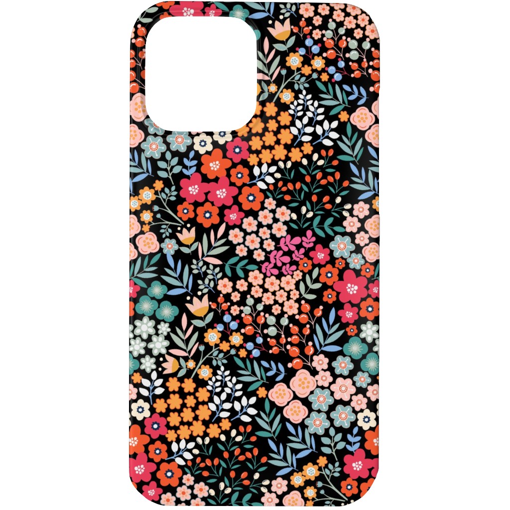 Summer Flower Phone Case, Silicone Liner Case, Matte, iPhone 13 Pro Max, Multicolor