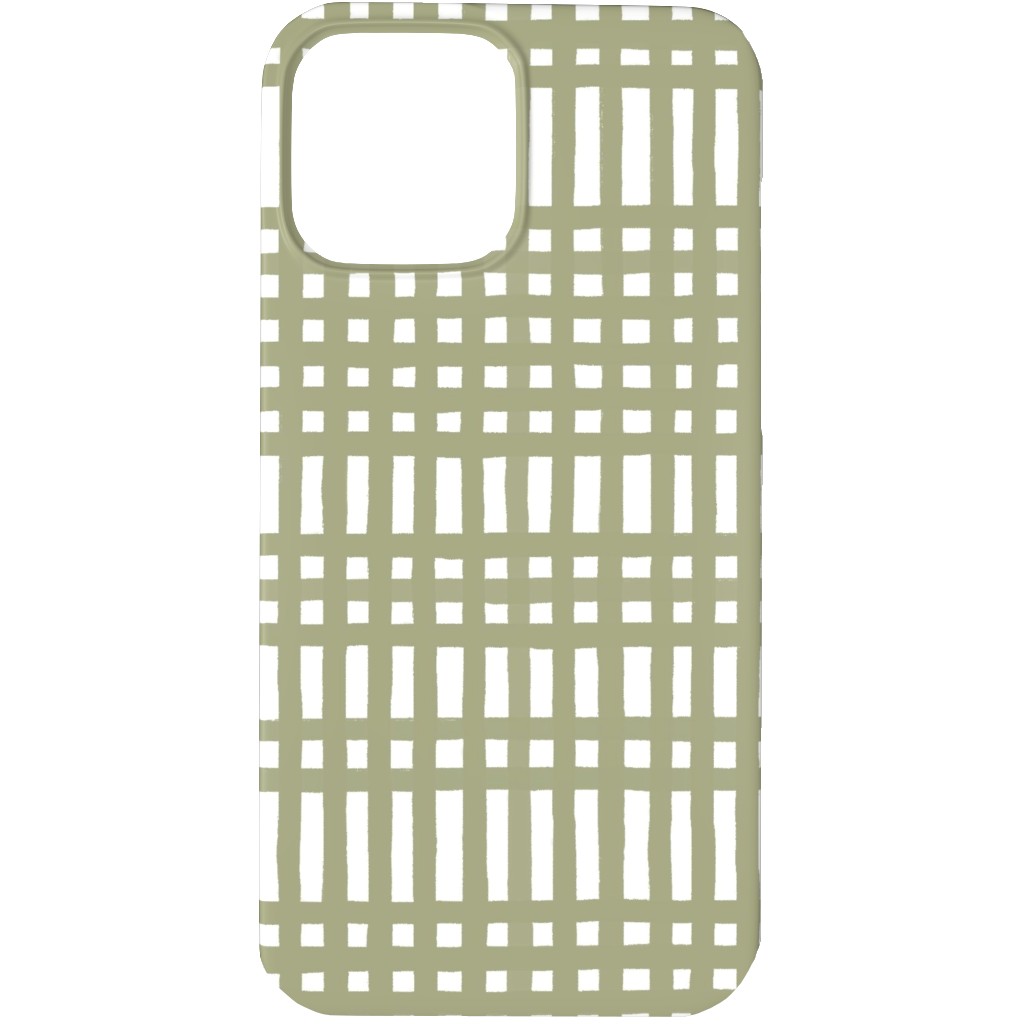 Loose Weave Phone Case, Silicone Liner Case, Matte, iPhone 13 Pro Max, Green