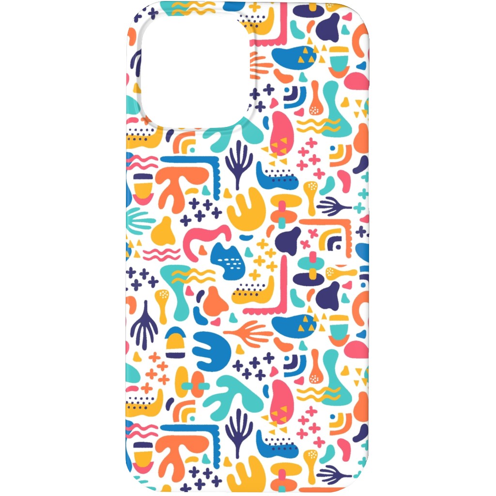 Organic Abstract Design - Multi Phone Case, Slim Case, Matte, iPhone 13 Pro Max, Multicolor