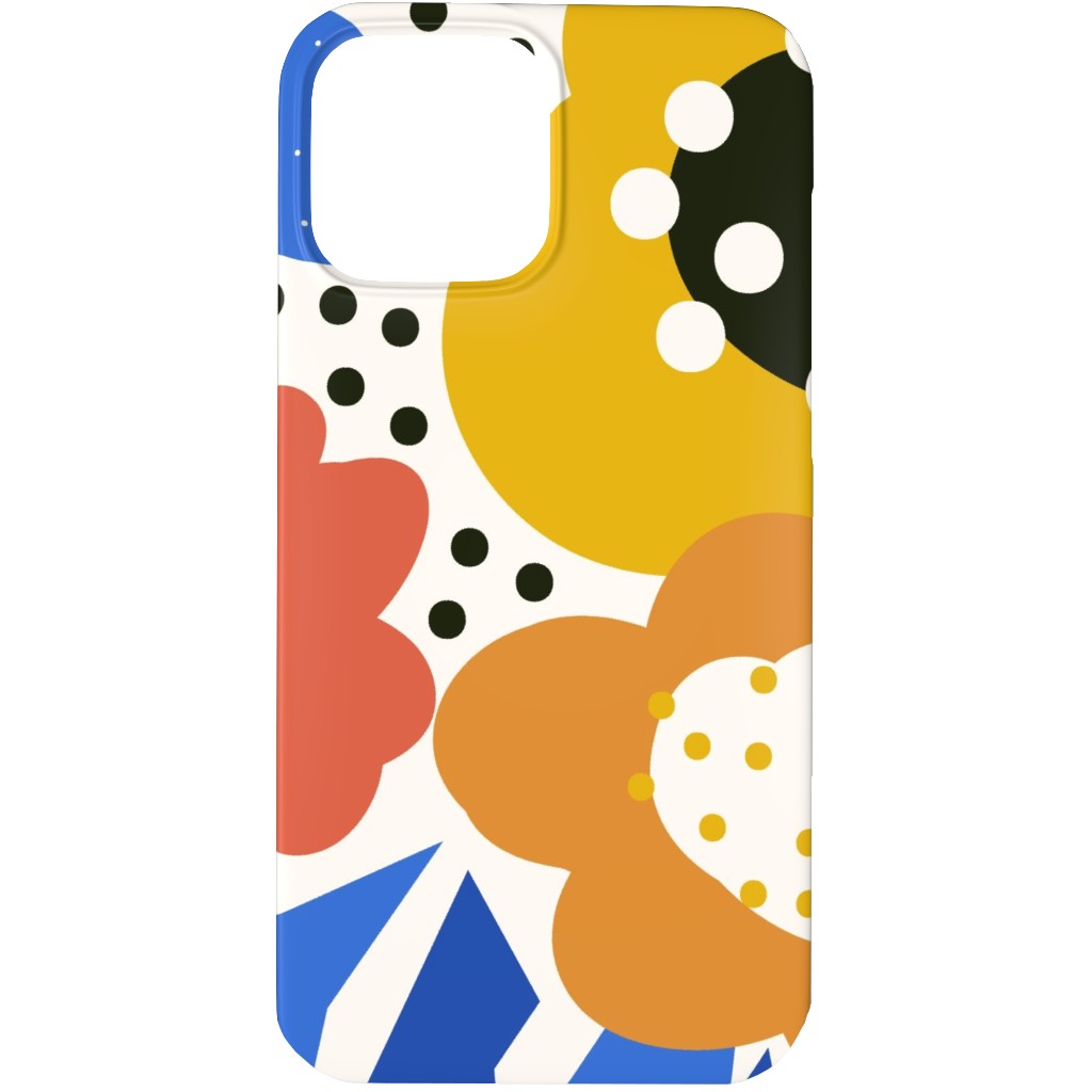 Papercut Flowers - Multi Phone Case, Silicone Liner Case, Matte, iPhone 13 Pro, Multicolor