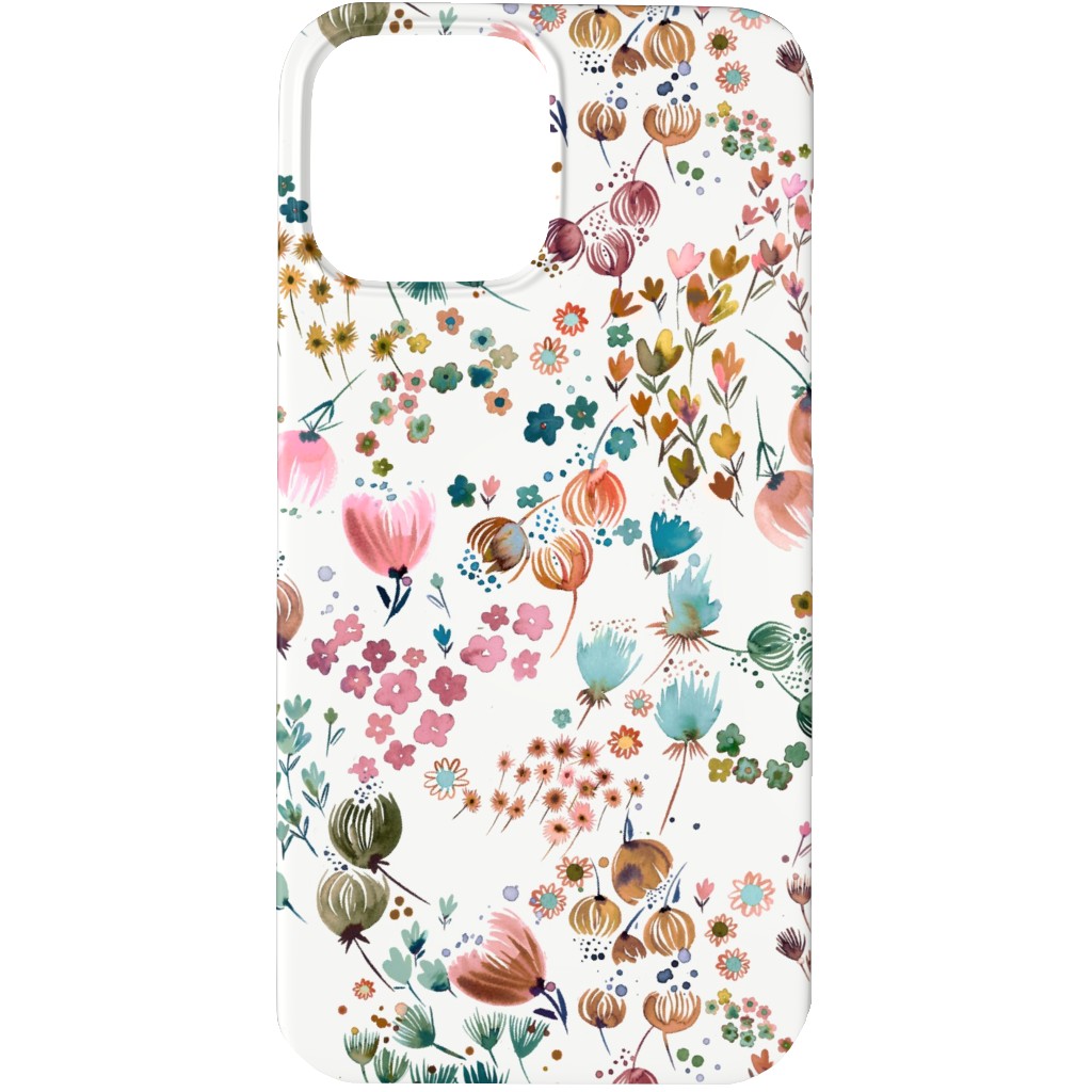 Meadow Flowers - Multi Phone Case, Silicone Liner Case, Matte, iPhone 13 Pro, Multicolor