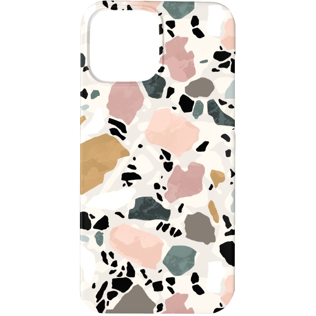 Terazzo Inspired - Multi Phone Case, Silicone Liner Case, Matte, iPhone 13 Pro, Multicolor