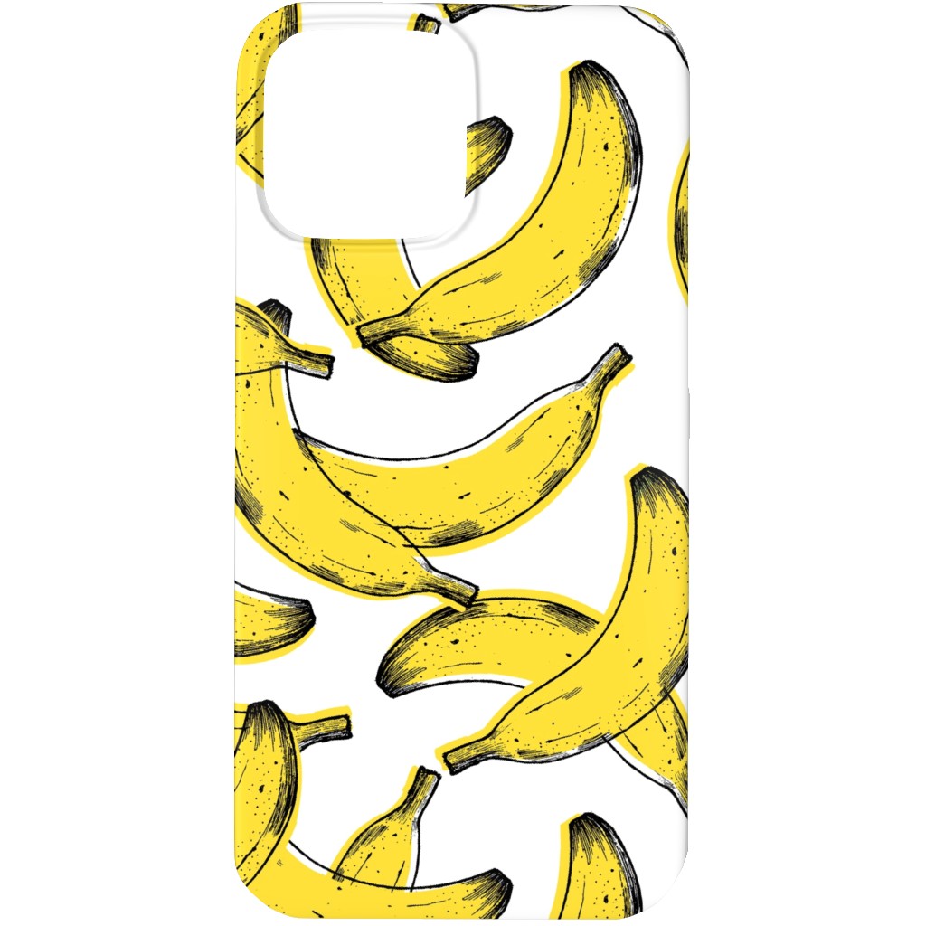 Banana Phone Case, Silicone Liner Case, Matte, iPhone 13 Pro, Yellow, Classic Yellow