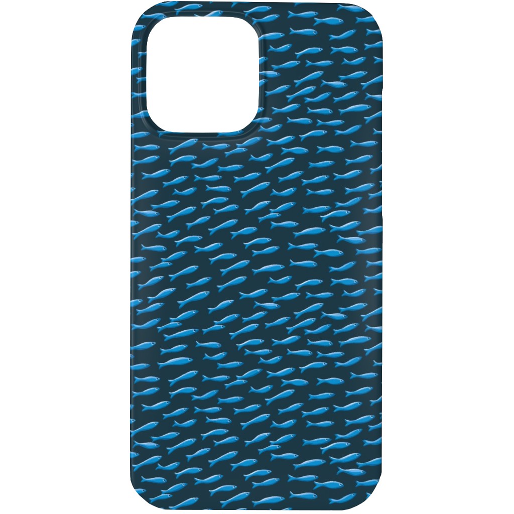Blues and Shoal Phone Case, Silicone Liner Case, Matte, iPhone 13 Pro, Blue