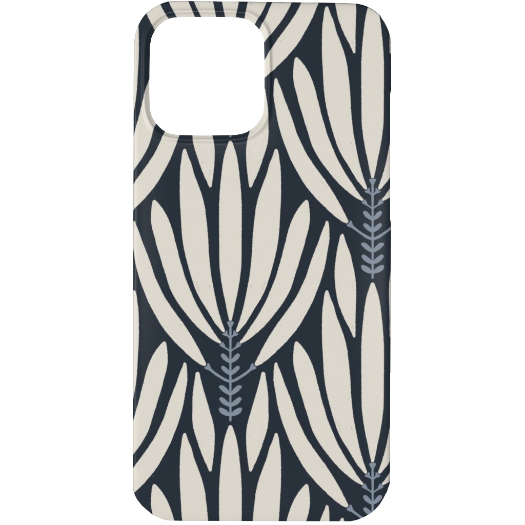 Cleopatra - Beige Phone Case, Slim Case, Matte, iPhone 13 Pro, Blue, True Blue